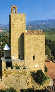 Il castello Giudi di Vinci, sede del museo Leonardiano di Vinci